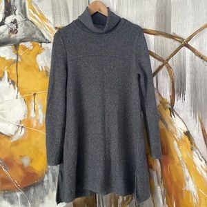 Women's Knit Turtleneck Sweater Dress